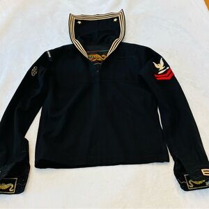Seafarers Vintage 1960s US Navy Submarine Diver Jumper USS Nathanael Greene C20